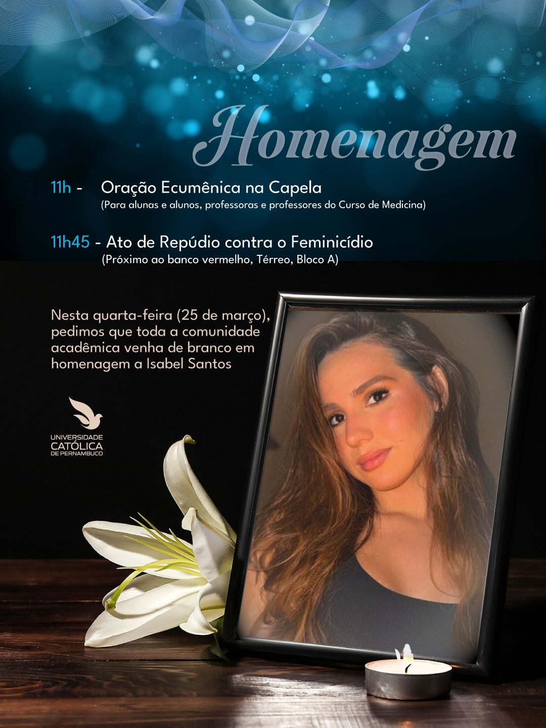 Cartaz digital vertical com orientação de