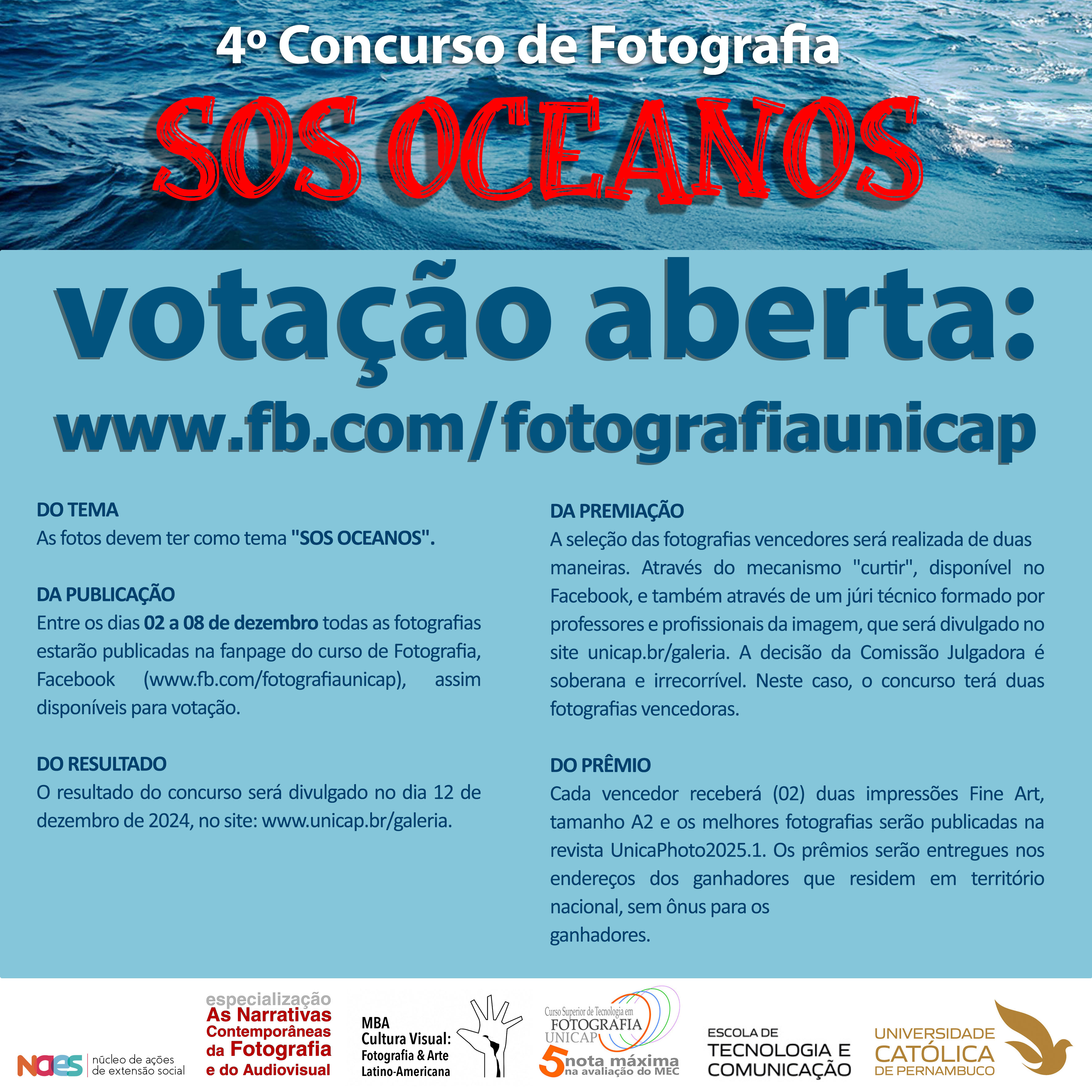 4º Concurso de Fotografia  SOS OCEANOS