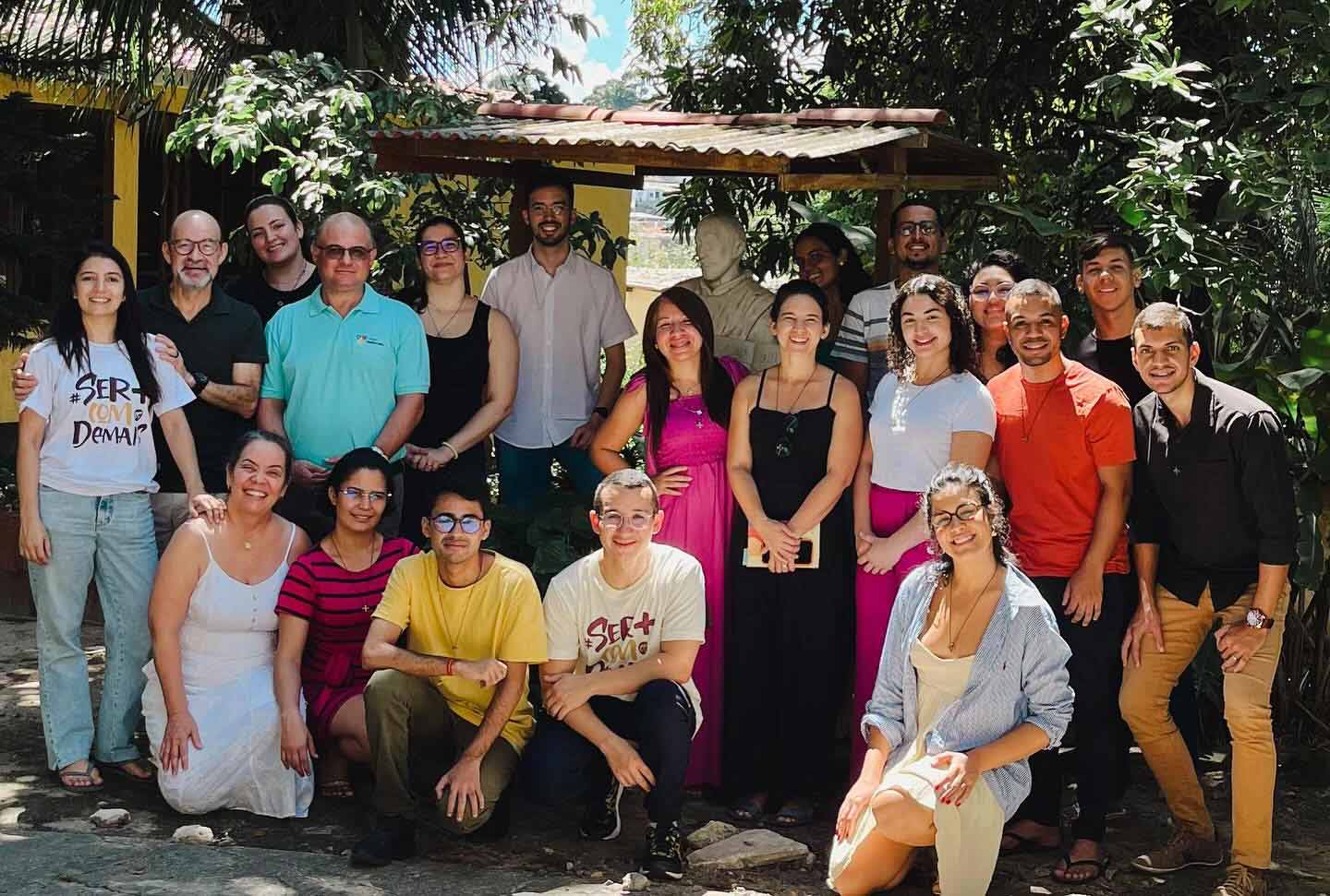 Foto do grupo de participantes
