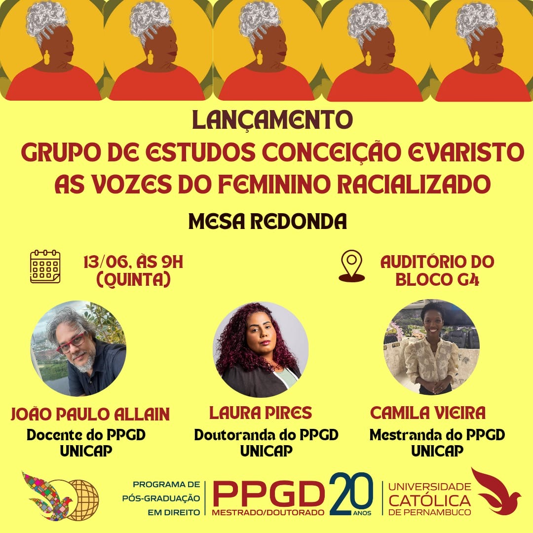 card do Lançamento do primeiro grupo de estudos do Afrodiaspórico/Interseccional