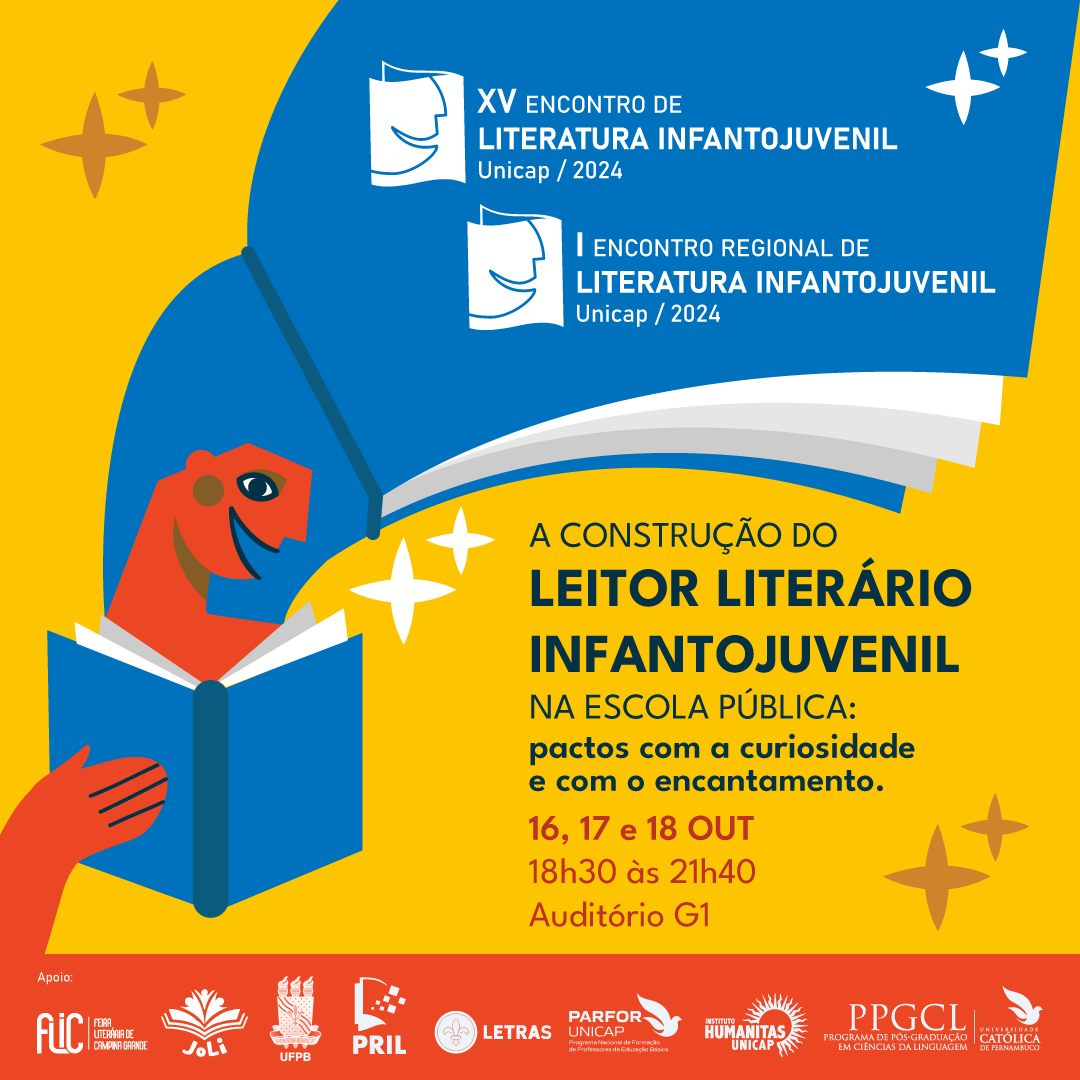 Card do Encontro de Literaratura Infantojuvenil