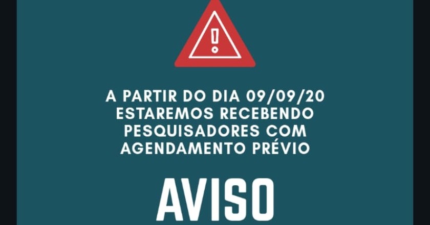 mensagem de aviso