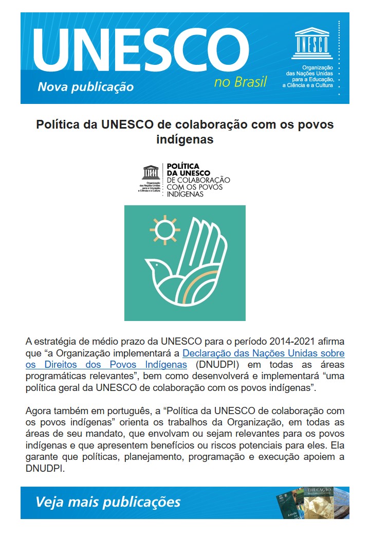 Política da UNESCO de colaboração com os povos indígenas