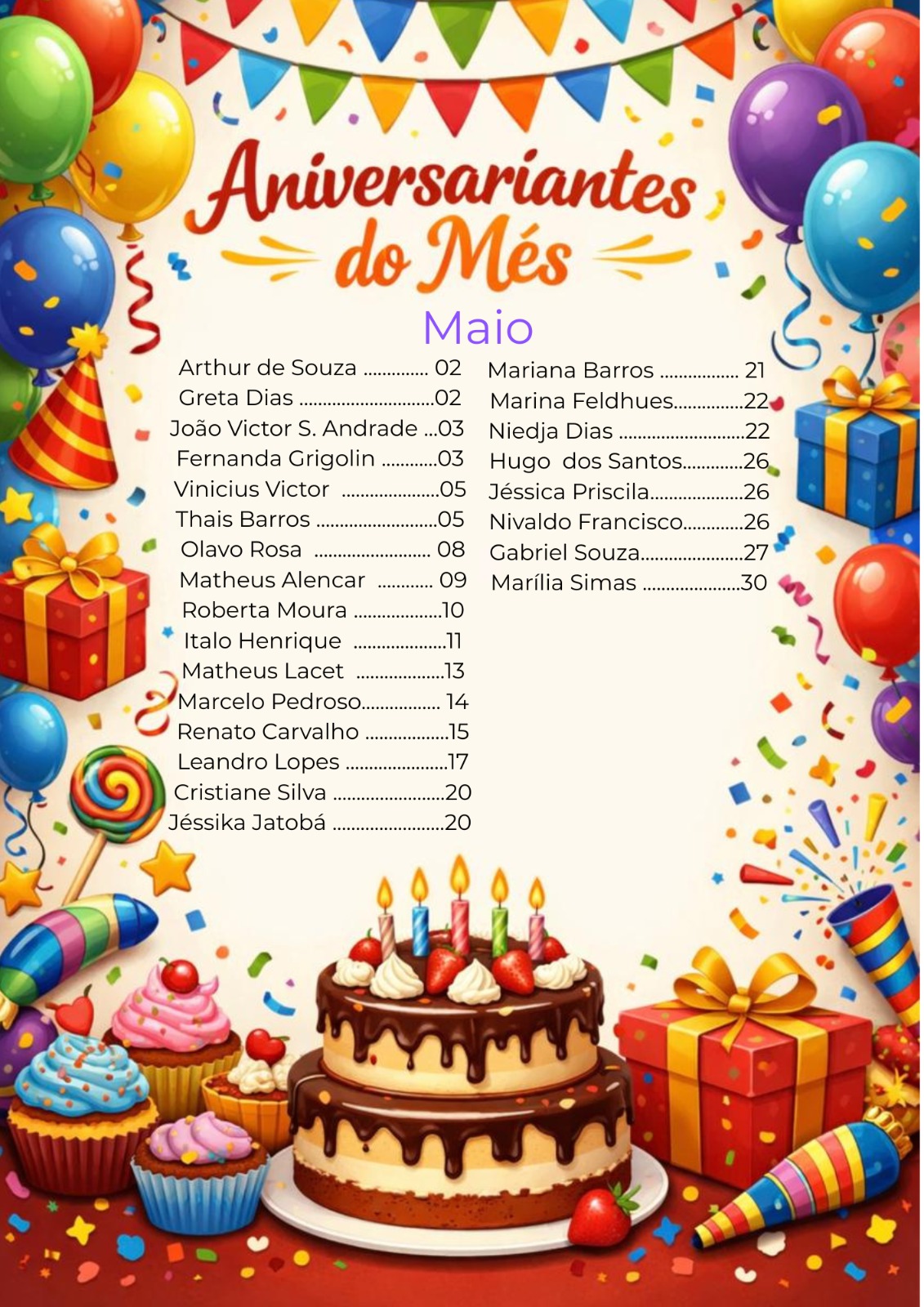 aniver maio