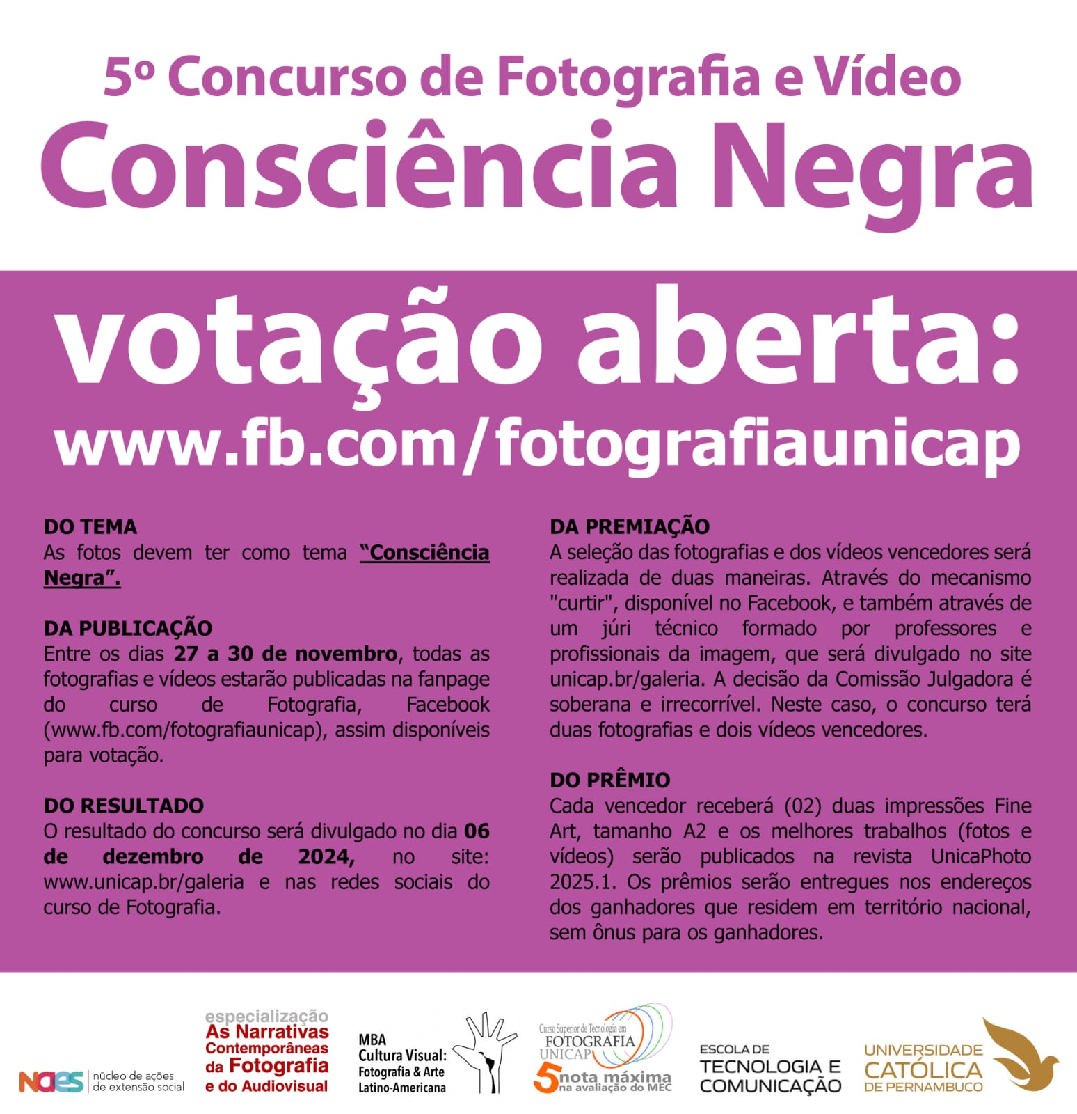 votação consciencia negra 2024