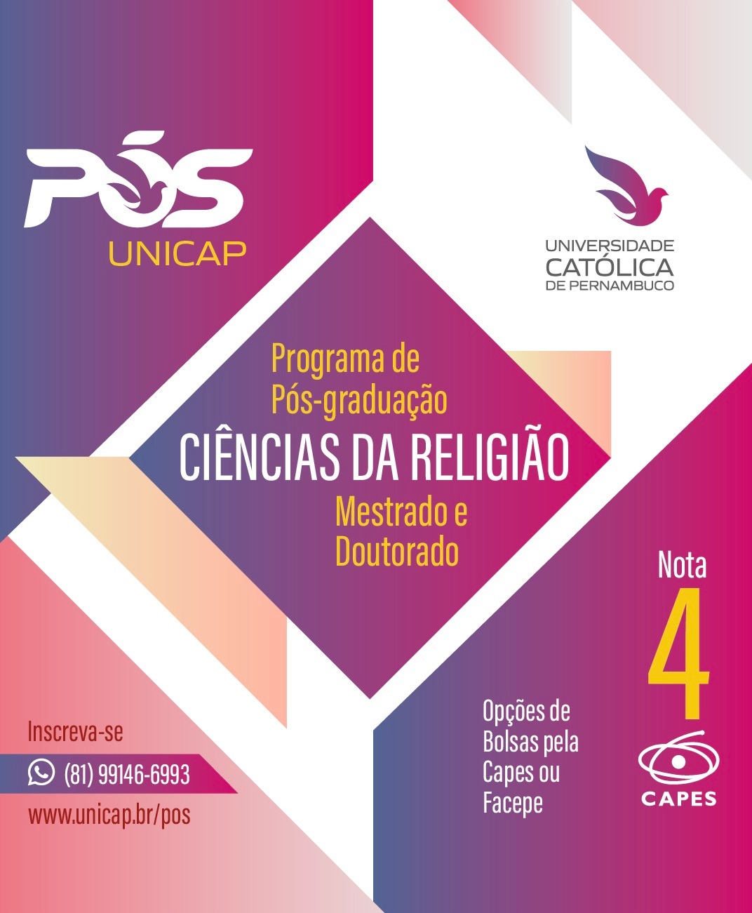 Ciências da Religião (PPGCR) - Unicap - Universidade Católica de Pernambuco