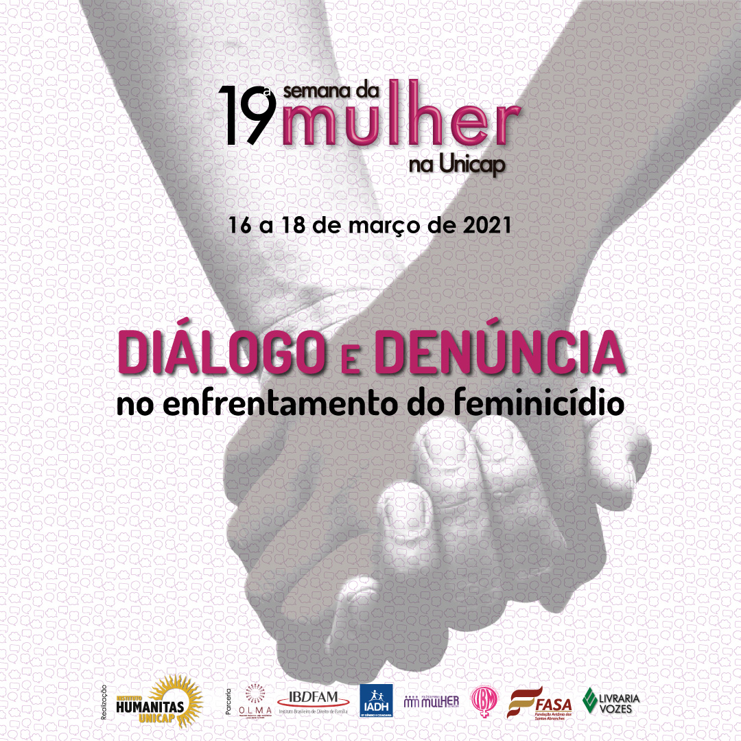 Cartaz da 19ª Semana da Mulher na Unicap