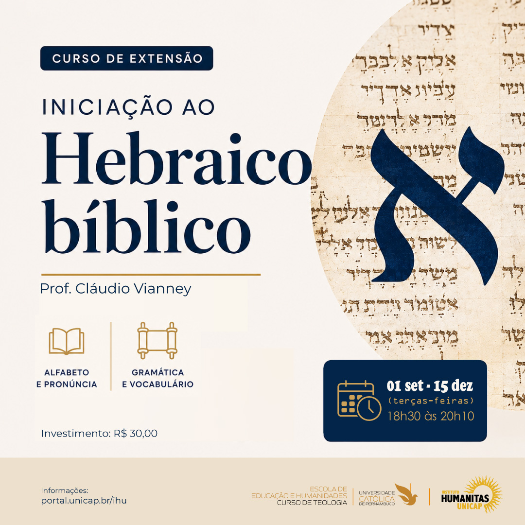 curso de extensão Iniciação ao hebraico bíblico