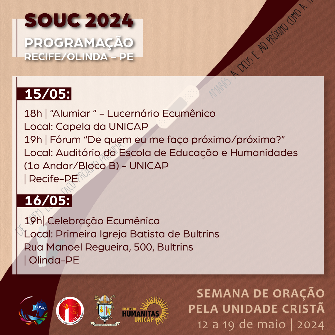 Cartaz de divulgação da SOUC 2024