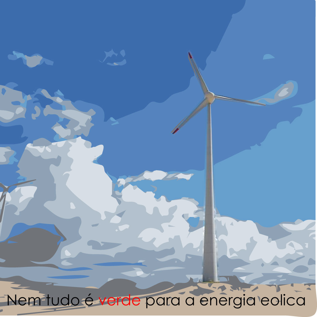 Parques eólicos produzem energia limpa, mas impactos sociais