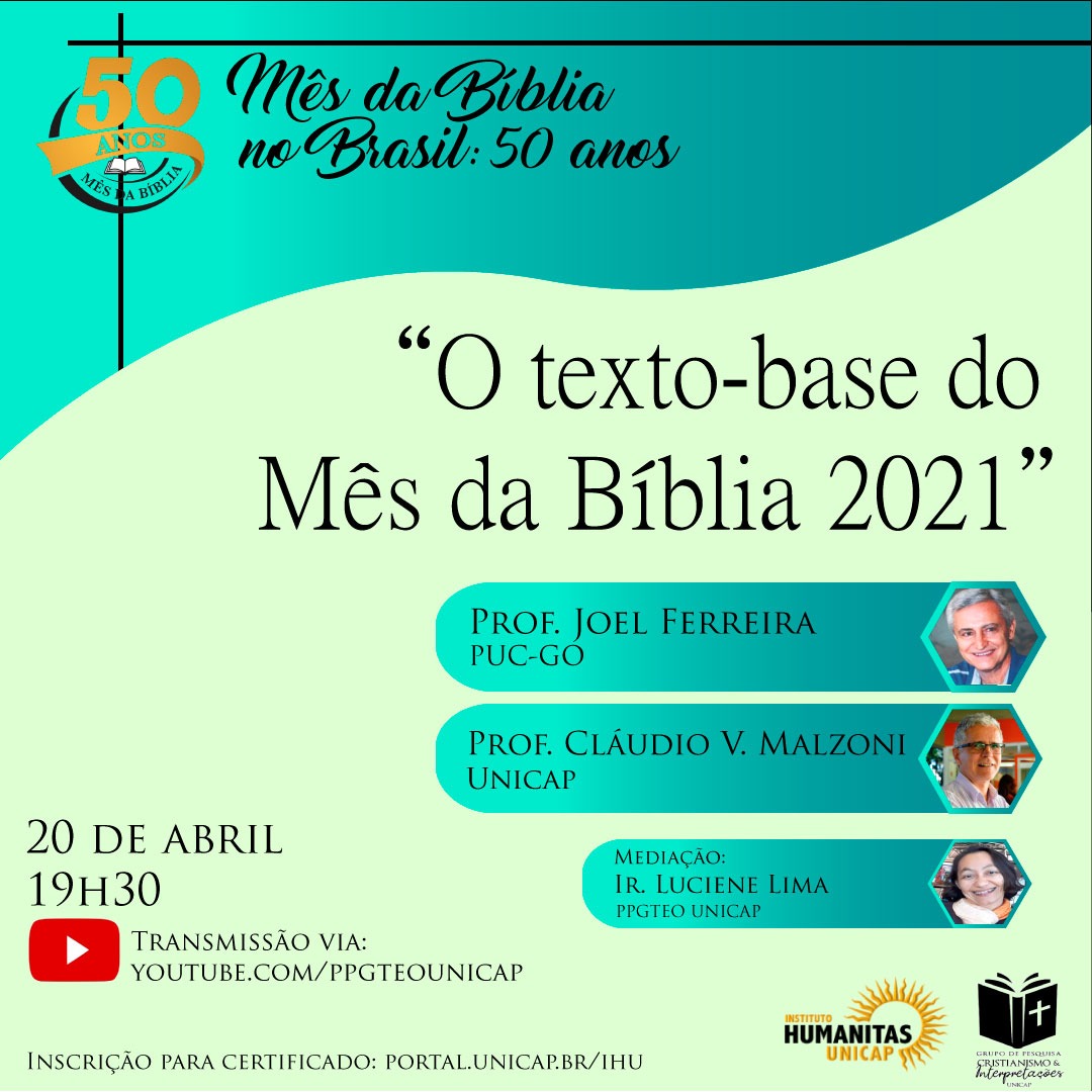 Chegou o mês da Bíblia 2021 – CEBS de Minas