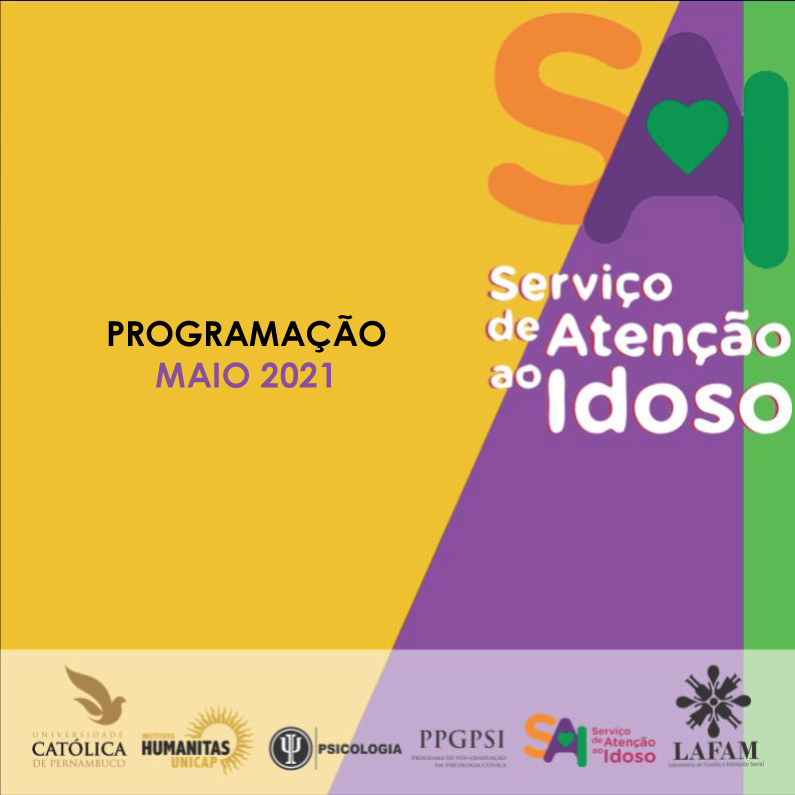 Serviço de Atenção ao Idoso - programação de maio