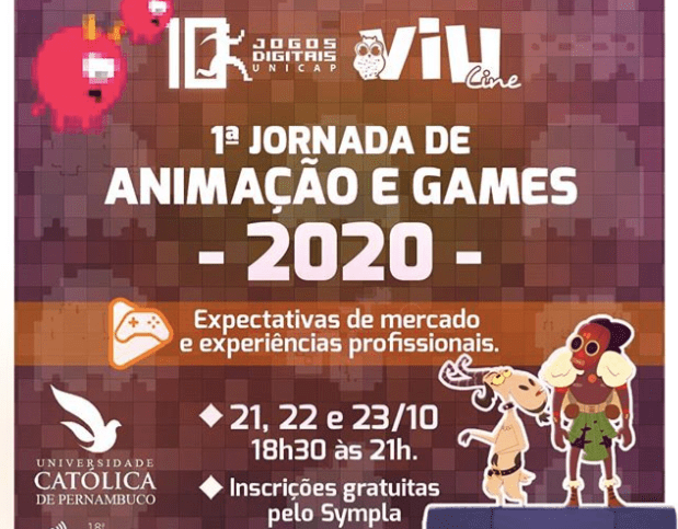 Palestra sobre Animação e Games