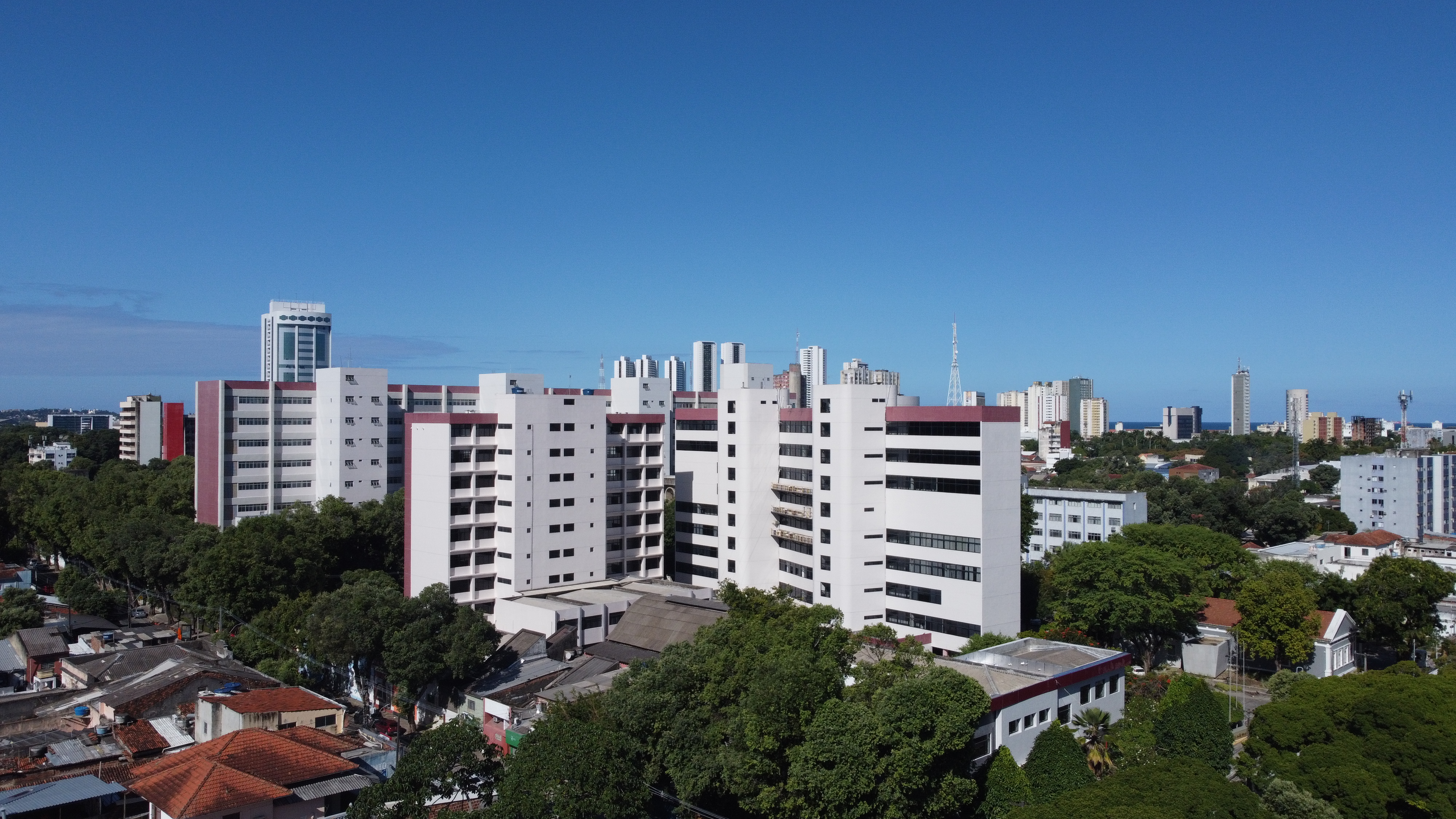 Imagem aérea da Universidade