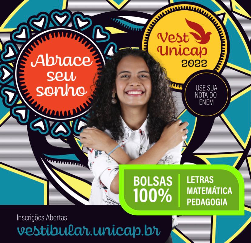 Bolsas 100% para Letras. Matemática e Pedagogia