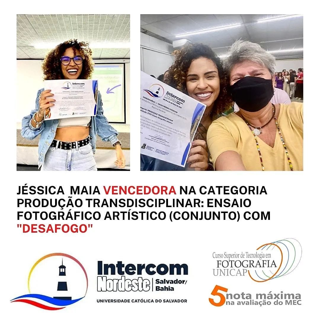 Jessica Maia - prêmio Intercom/Nordeste