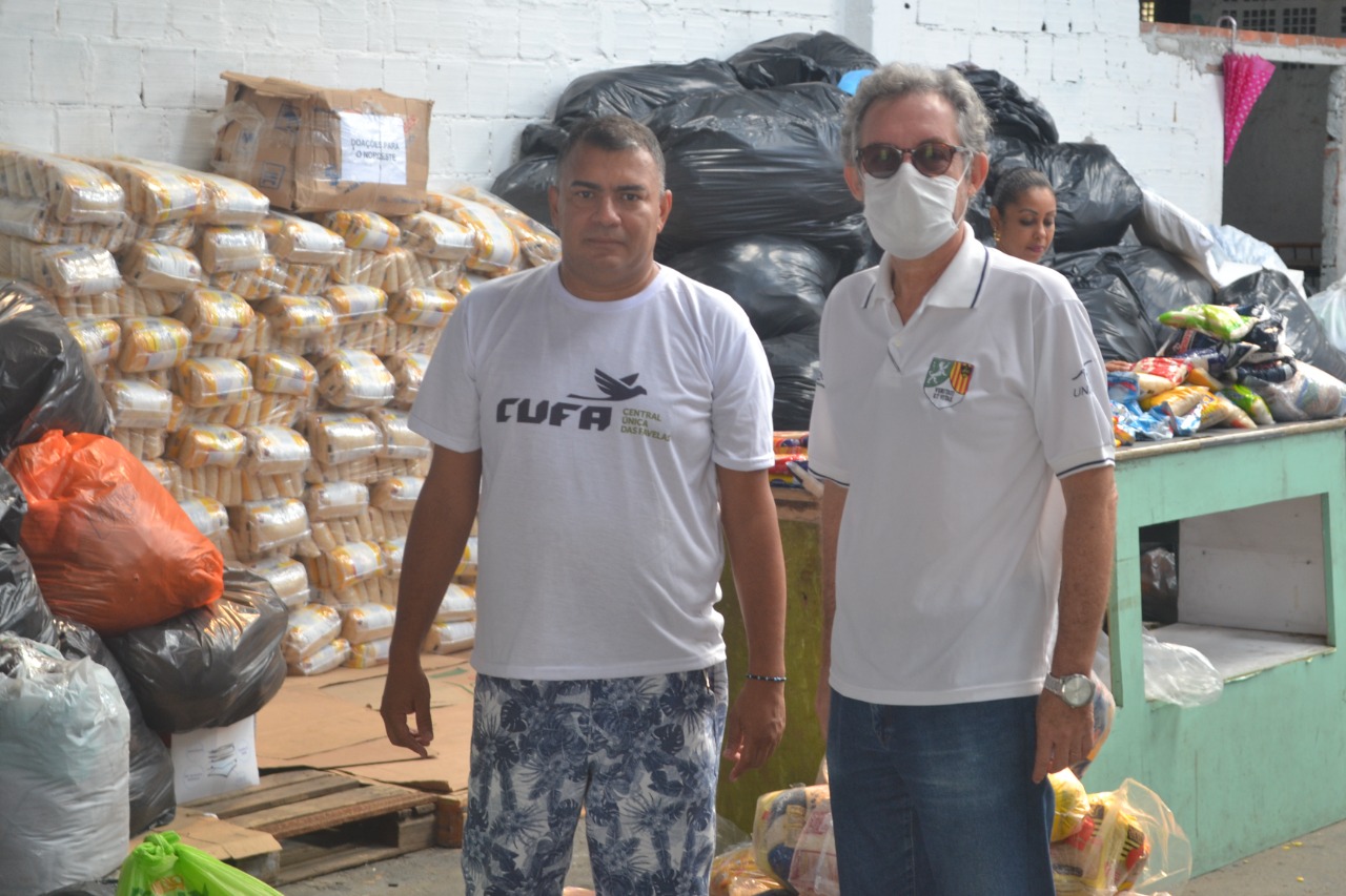 entrega dos alimentos