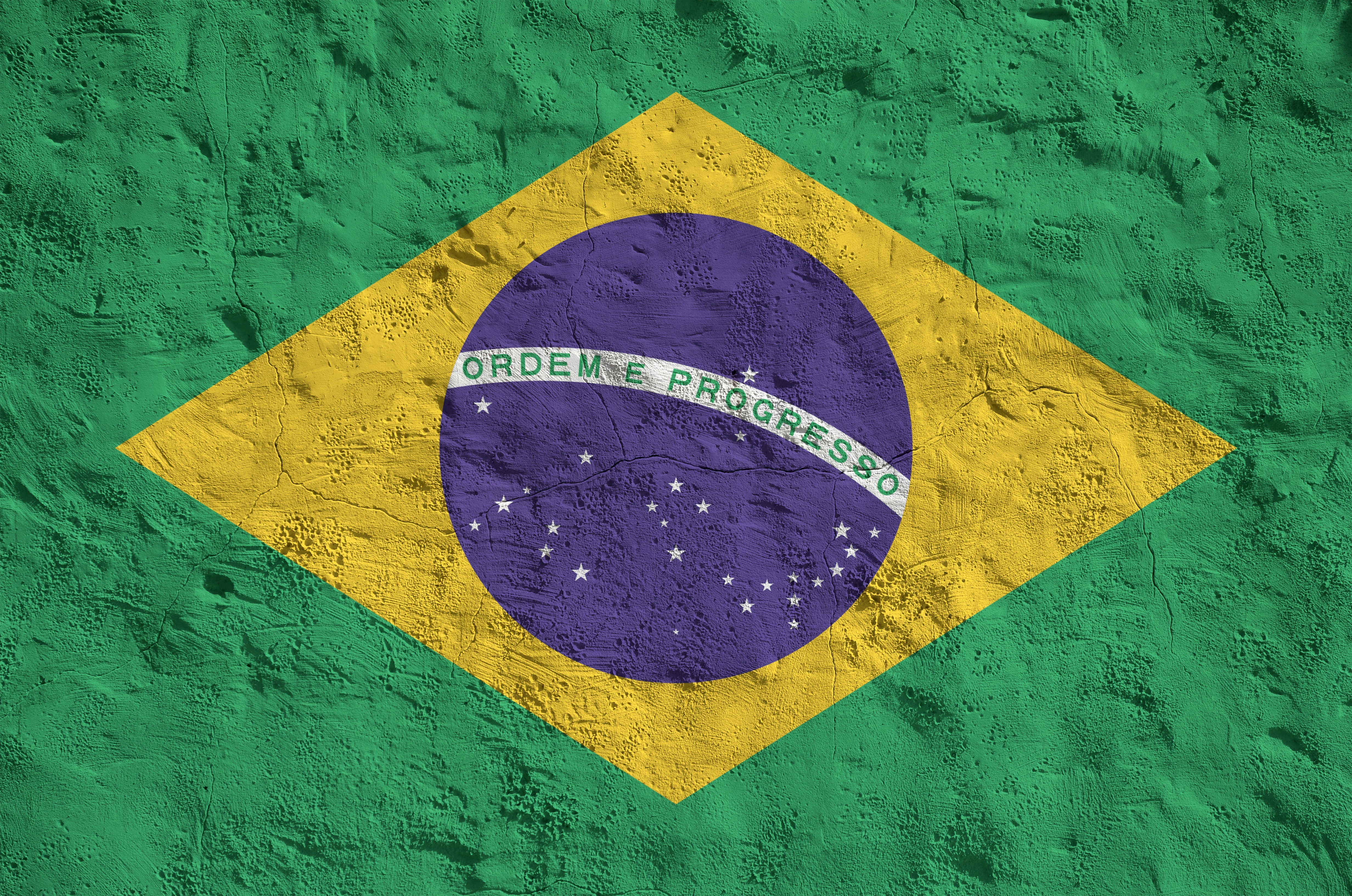 Bandeira do Brasil gasta