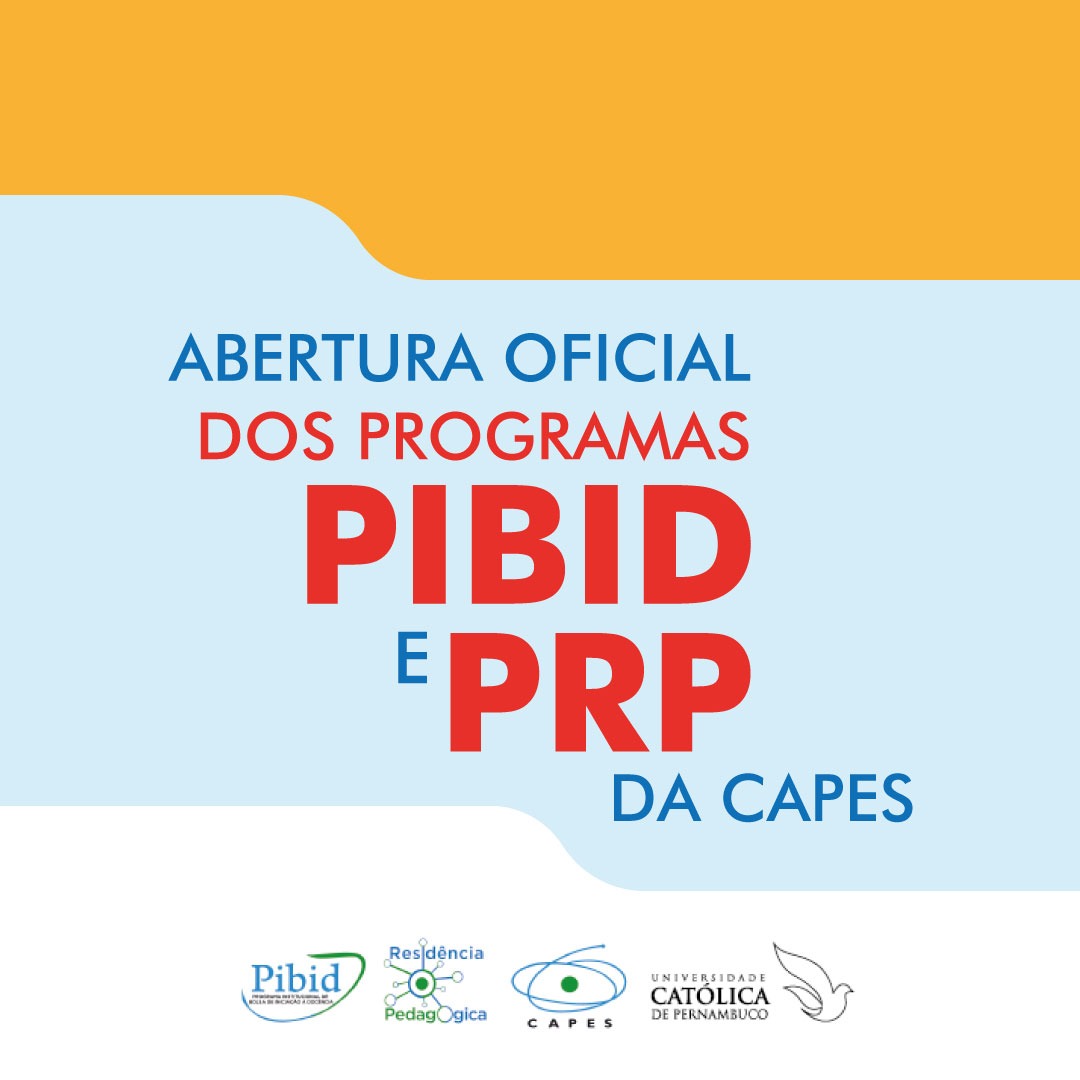 Programas PIBID e PRP da CAPES abertura oficial