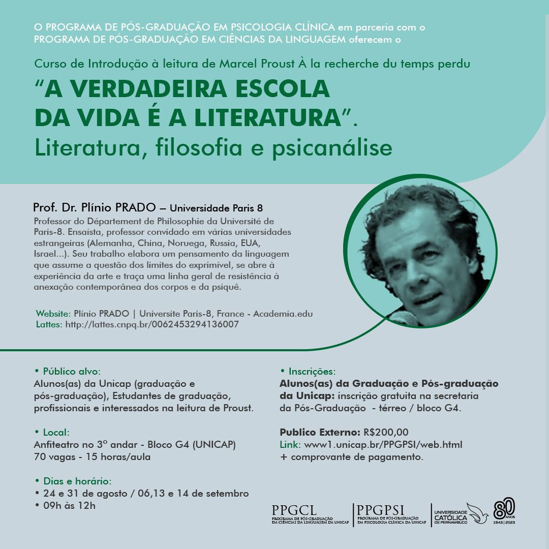 literatura - Programa de Pós-Graduação em Ciências da Linguagem