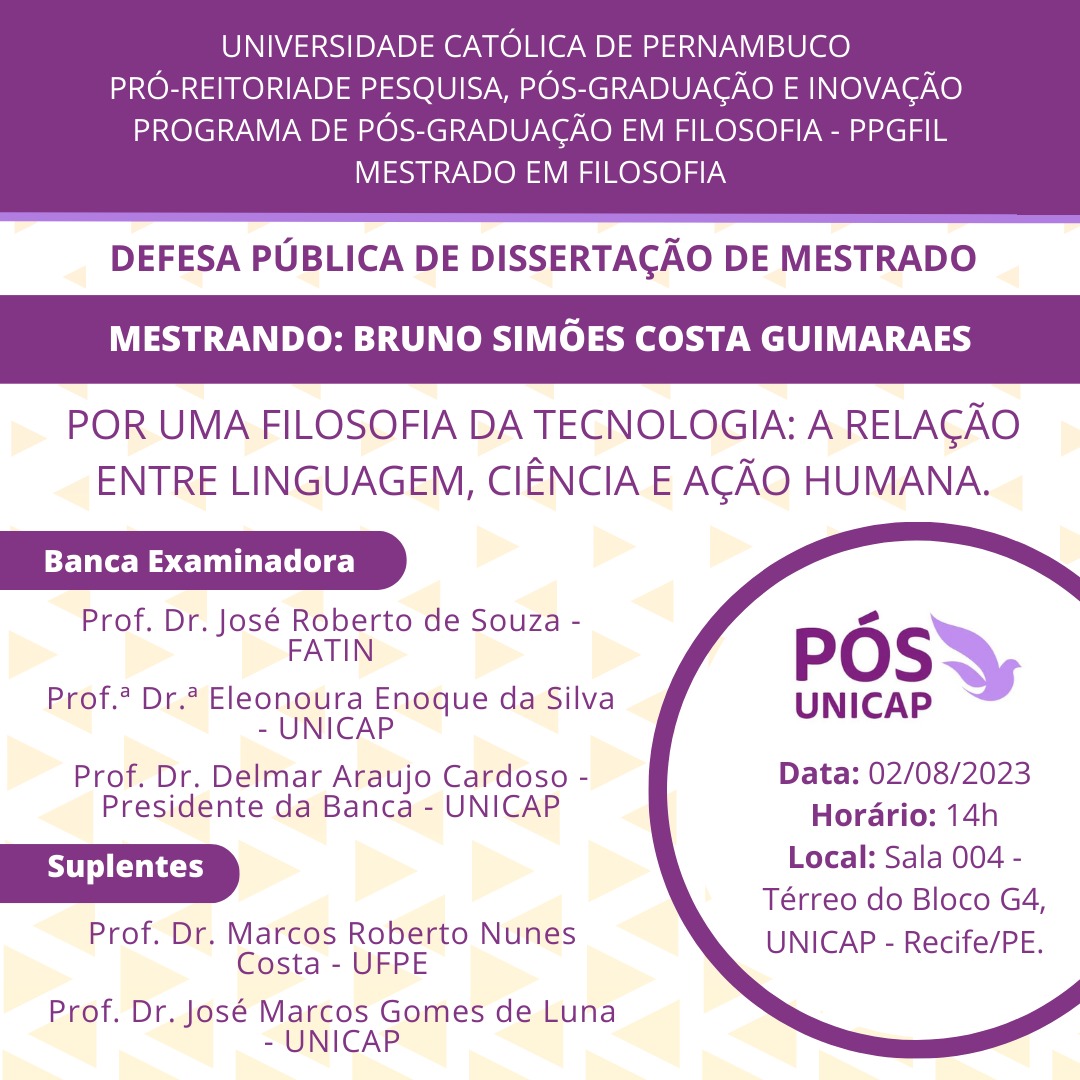 cartaz do evento