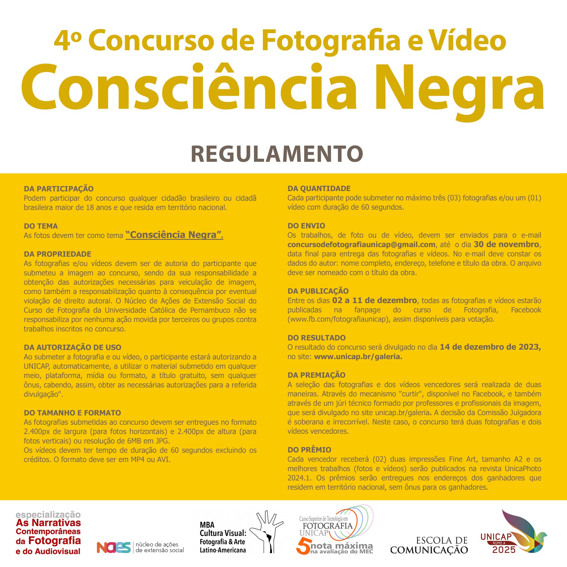 concurso consciencia negra 2023