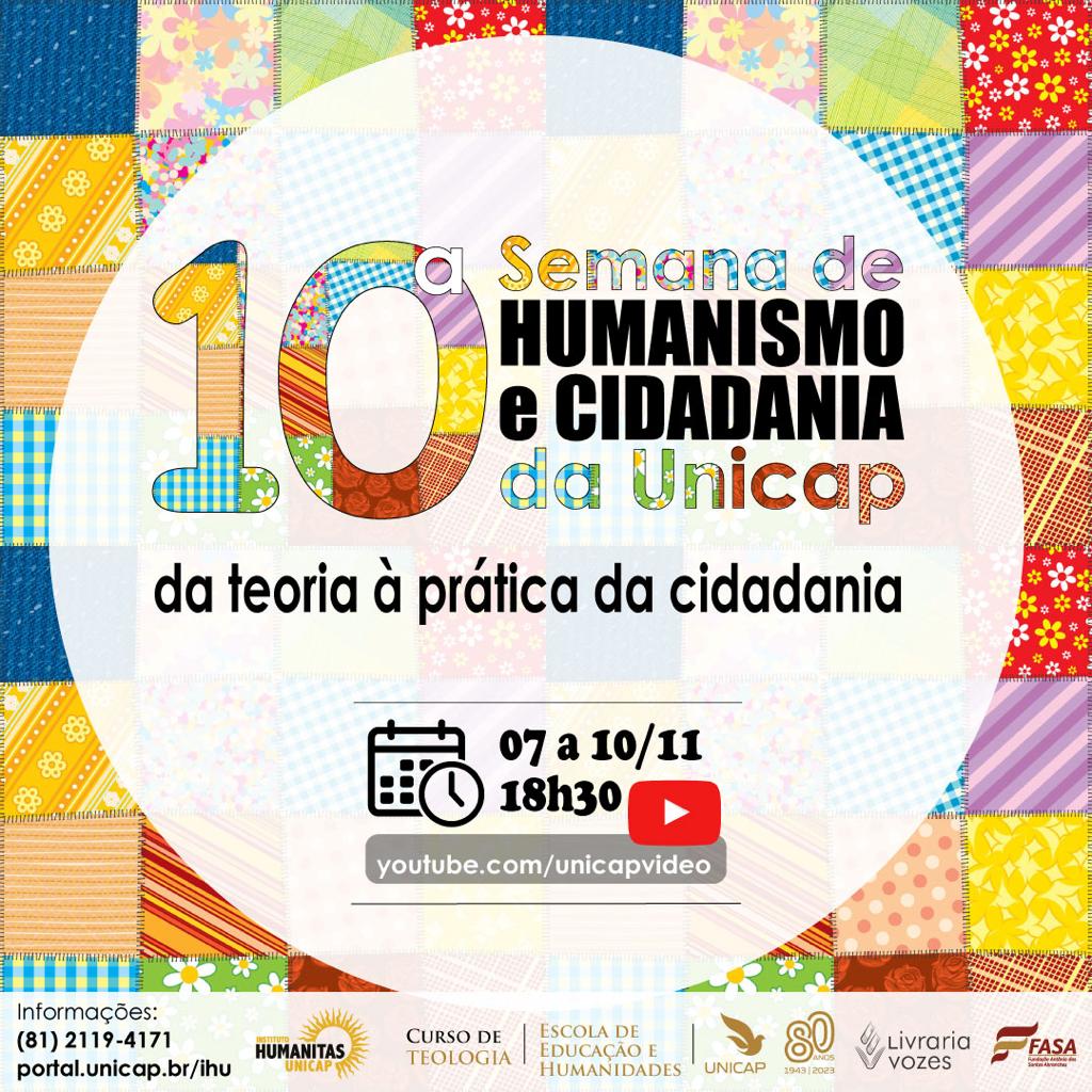 card da 10ª Semana de Humanismo e Cidadania da Unicap