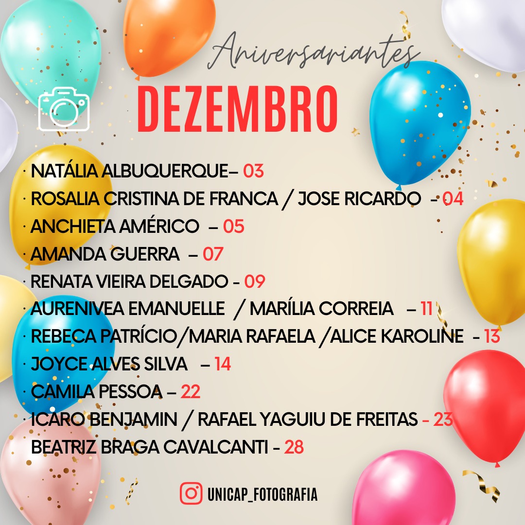 aniversários de dez