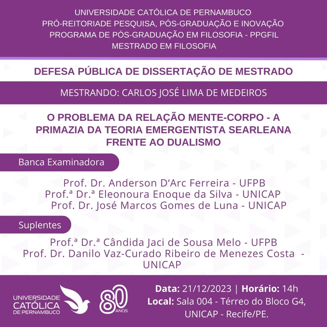 cartaz do evento