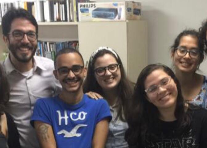 Professor Juliano e seus alunos